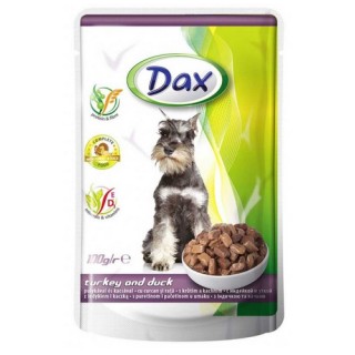 Dax 100g kapsa with turkey and duck dog  / karton